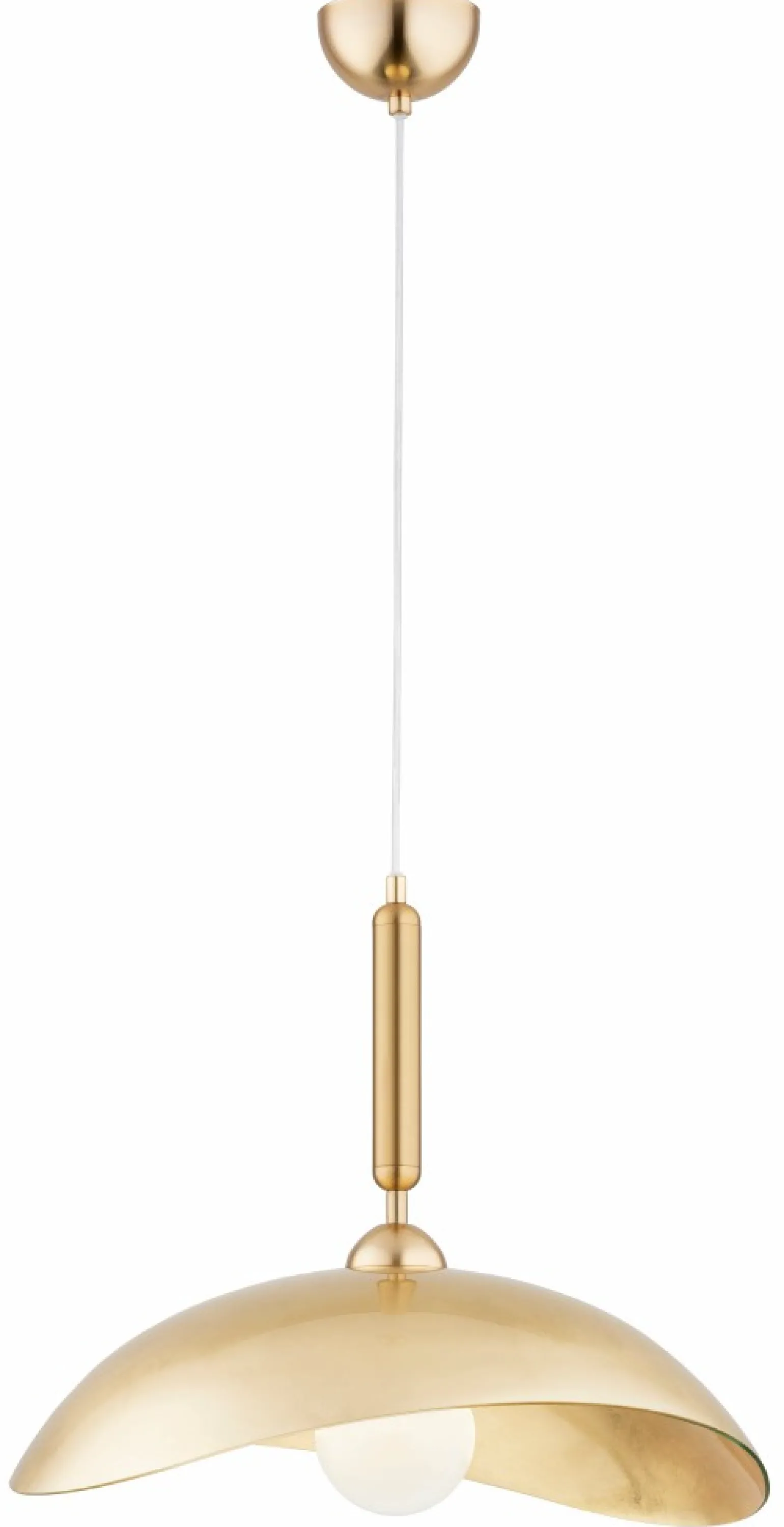 Clearance Złota lampa wisząca z otwartym kloszem AL 61113 GOLDEN | Kaja Żyrandole Nowoczesne