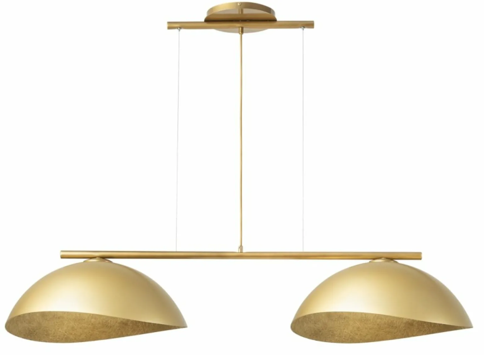 Discount Złota, modernistyczna lampa wisząca do salonu SIG 40574 SOLAR | Kaja Żyrandole Nowoczesne