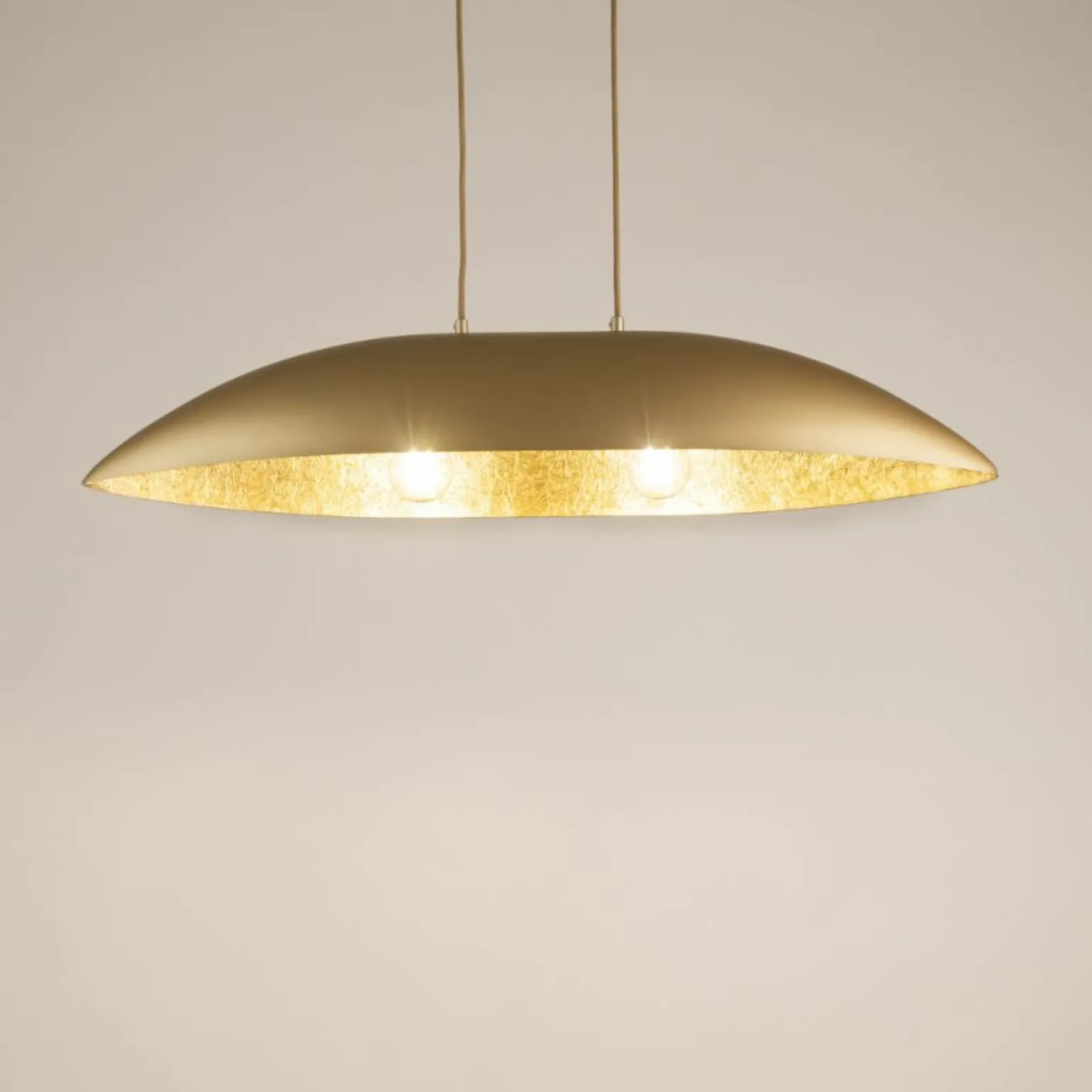 Cheap Złota, nowoczesna lampa wisząca nad wyspę SIG 40641 GONDOLA | Kaja Żyrandole Nowoczesne