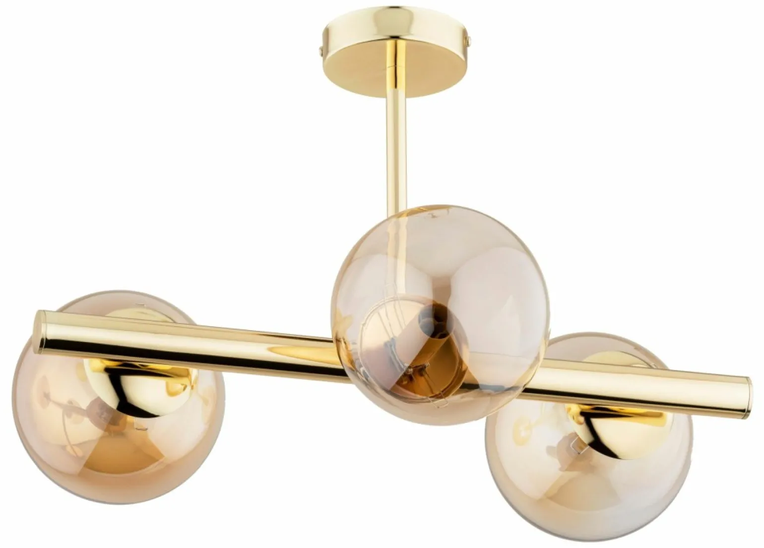 Clearance Złota, sztywna lampa sufitowa modern glamour AL 62324 ERAL | Kaja Żyrandole Nowoczesne
