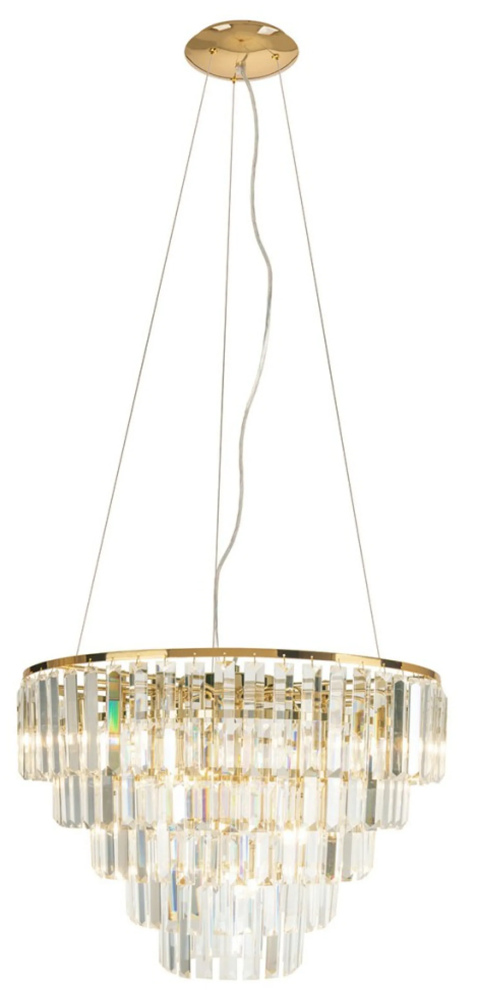 Best Sale Złota, wyjątkowa lampa wisząca Ø60cm MX P0424 MONACO | Kaja Żyrandole Nowoczesne